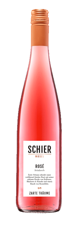 Mosel Wein Rose feinherb vom Weingut Schier