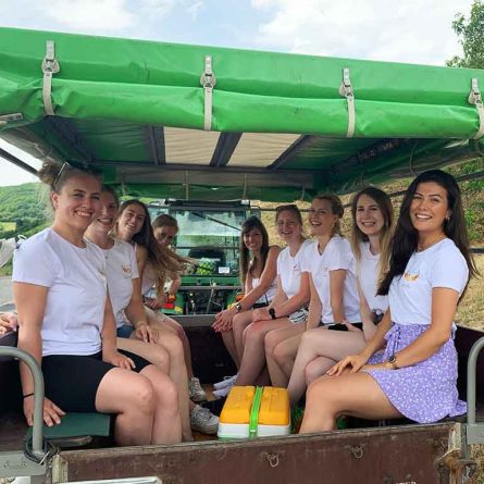 Weinwanderung mit Planwagen