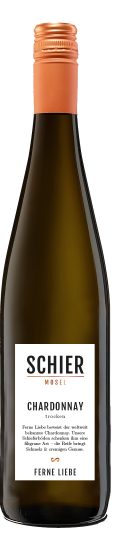Chardonnay trocken „Ferne Liebe“ Mosel-Besonderheit vom Weingut Schier: Chardonnay trocken